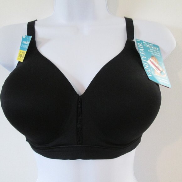 Vanity Fair Women's Beyond Comfort Full Coverage Wirefree Bra 72282 NWT Sz 38D - Picture 3 of 4
